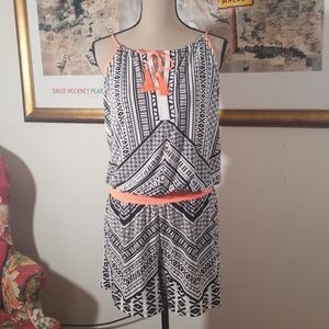 INC International Concepts pattern romper. Size M